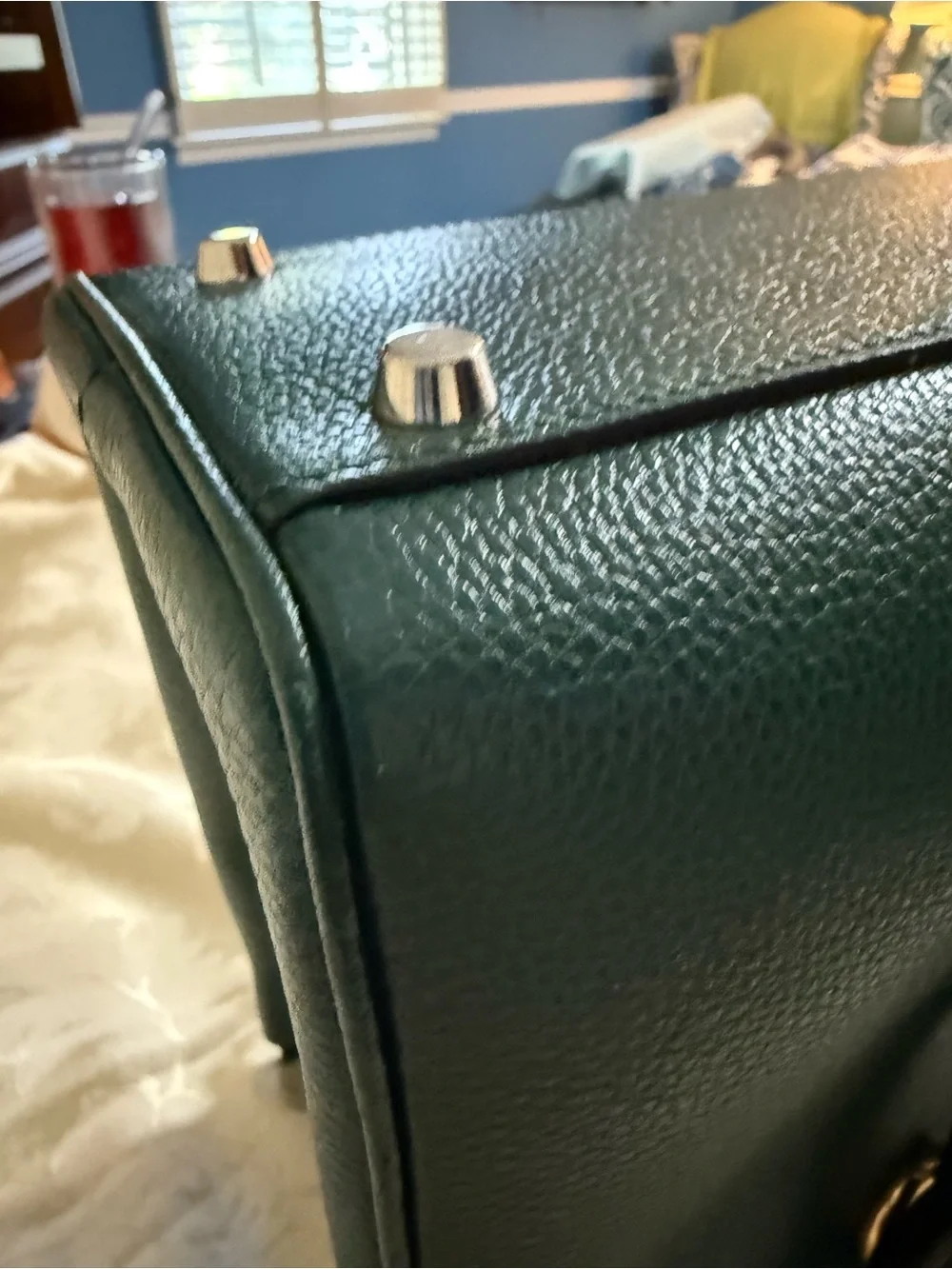 Gucci Zumi Top Handle/detachable shoulder strap - Green